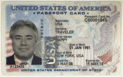 Passport card