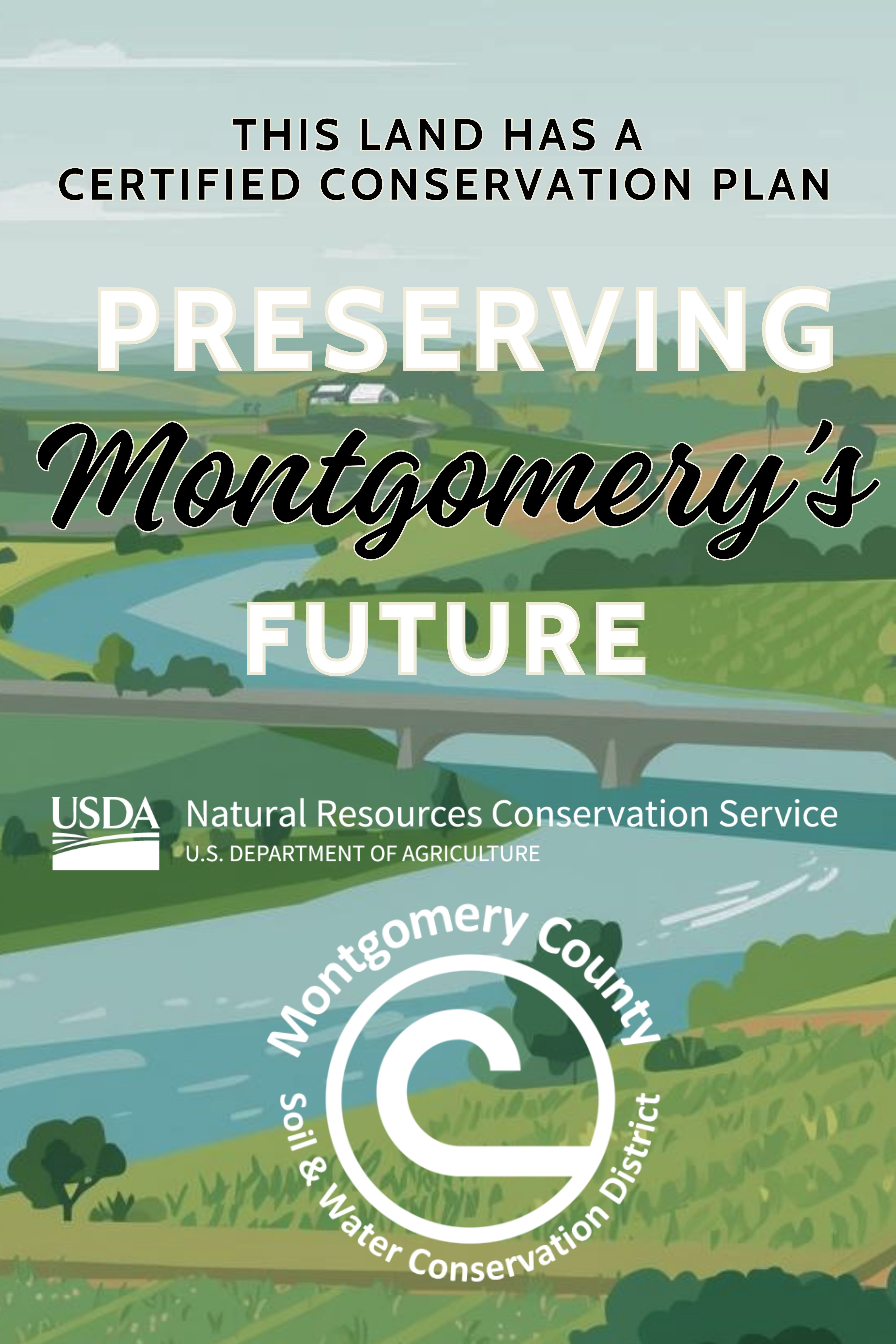 certified conservation plan sign