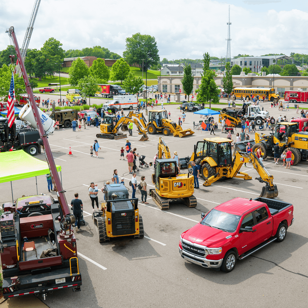 Touch A Truck - free family event with emergency vehicles in Clarksville TN