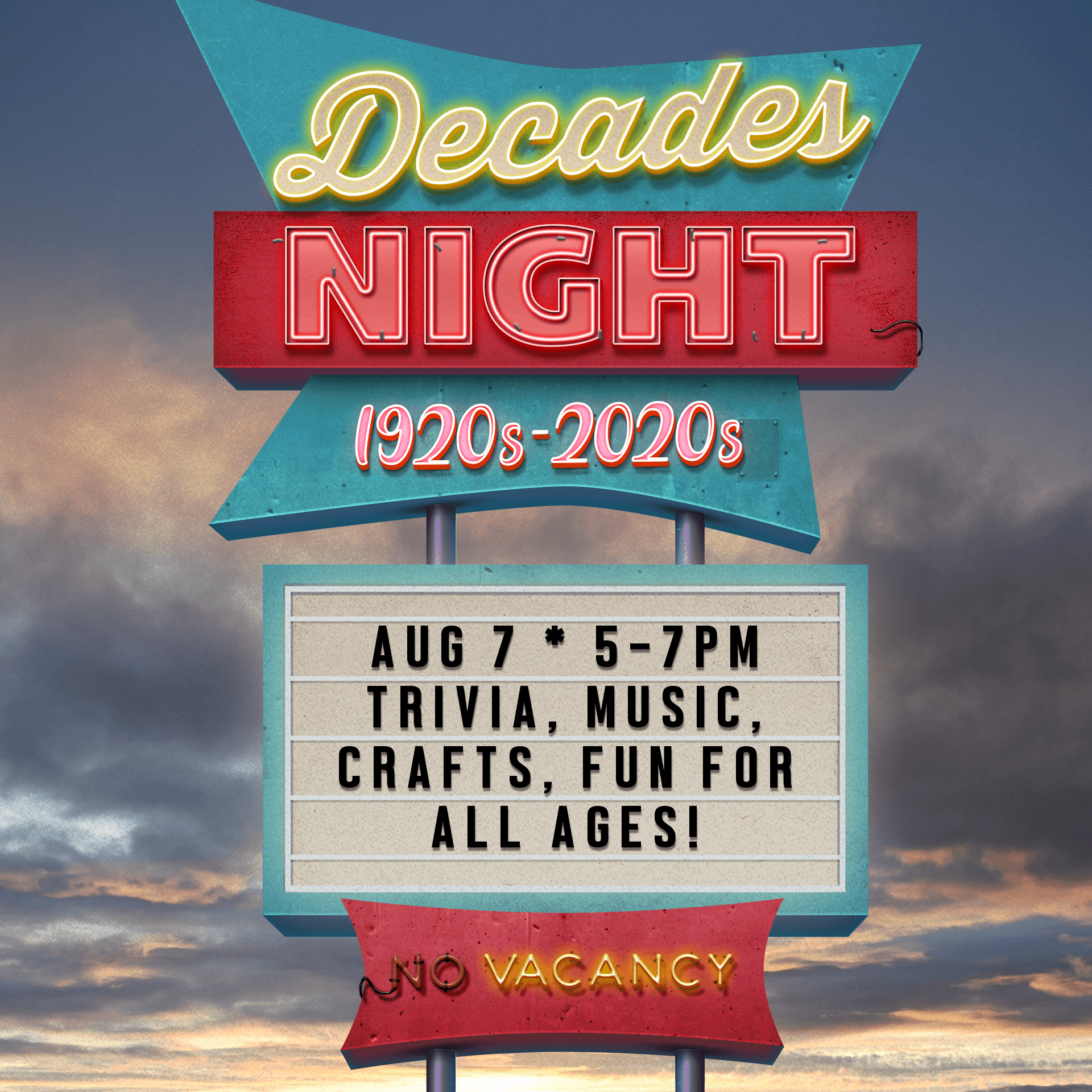 Decades Night event