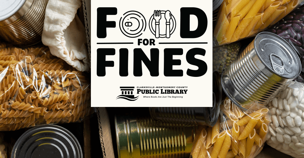 Food for Fines Program - donate food to reduce library fines