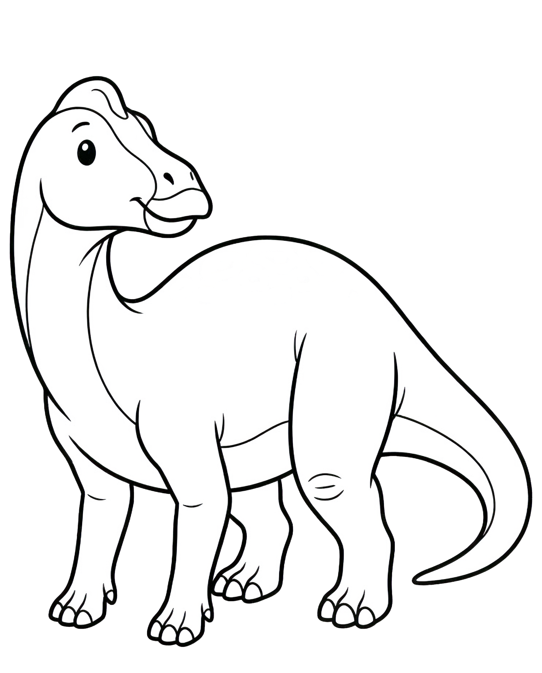 Maiasaura — plush toy style illustration
