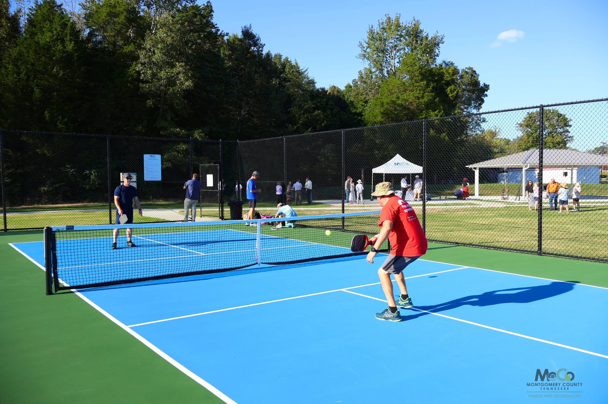 Pickleball courts at Fredonia Park